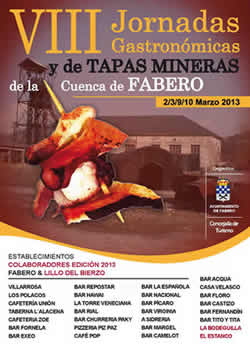 VIII Jornadas Gastronómicas y de Tapas Mineras de la Cuenca Fabero